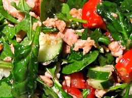 SALADA DE ATUM E ESPINAFRE 