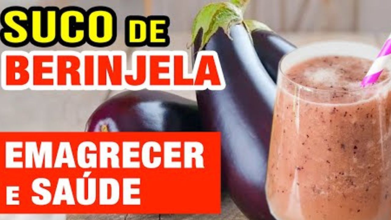 Poderoso suco de berinjela para emagrecer