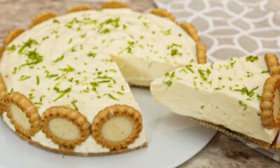 Torta de limão sem gelatina e amido