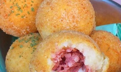 Bolinho de calabresa com batata