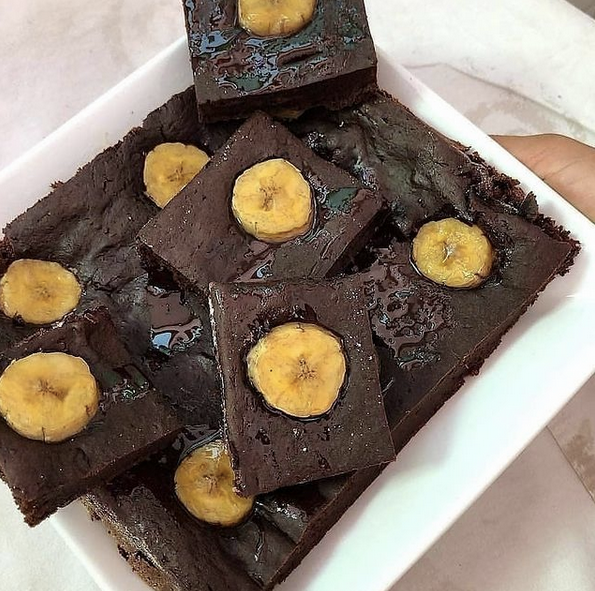 brownie de banana