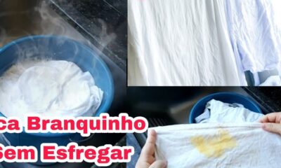 Como clarear roupas brancas, encardidas e amareladas sem esfregar