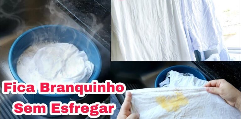 Como clarear roupas brancas, encardidas e amareladas sem esfregar