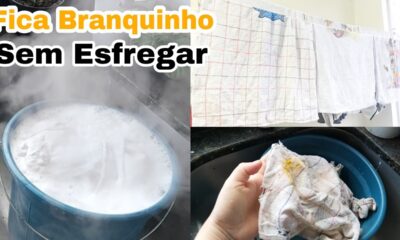 Como limpar panos de prato sem esfregar