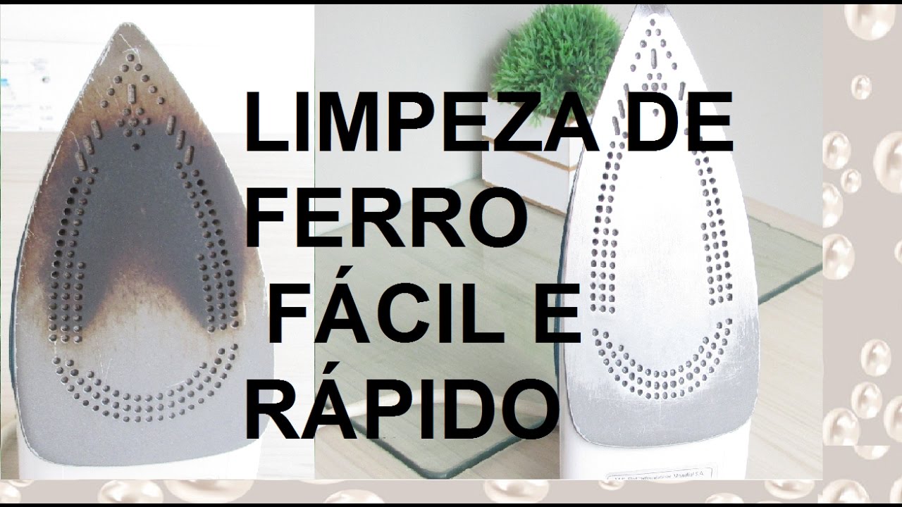 Dica caseira para limpar ferro de passar roupa, fácil e rápido