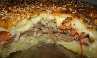 Torta de hamburguer