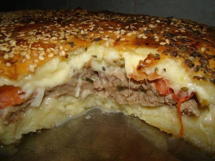 Torta de hamburguer