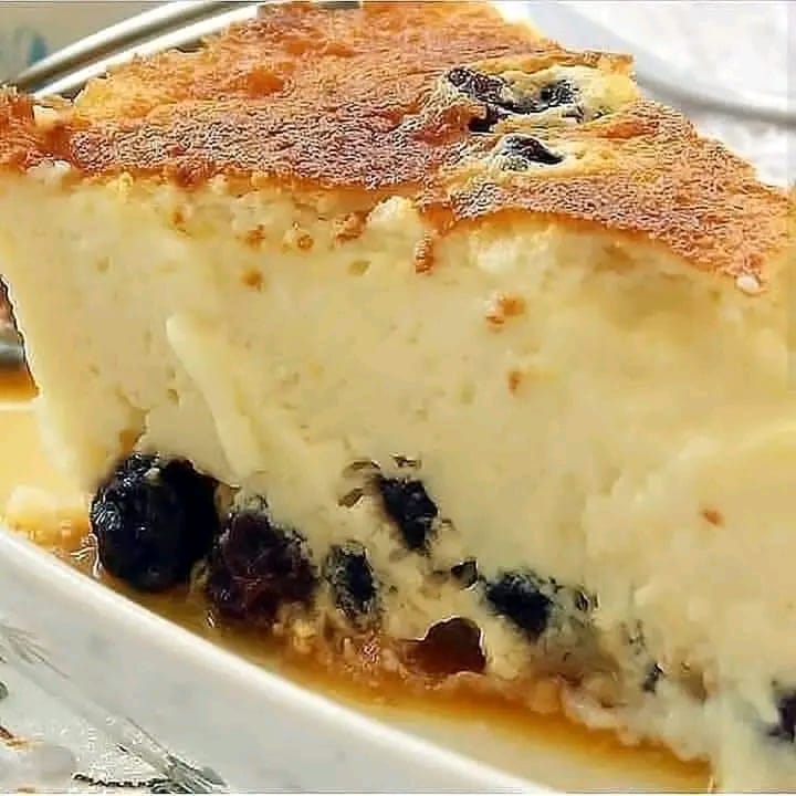 Torta de ricota com uva passa, muito fácil