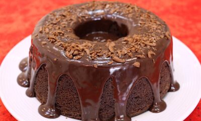 Bolo de chocolate chocolatudo, sabor incrível