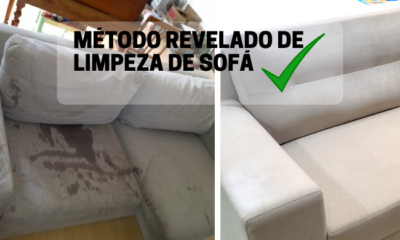 Como limpar o sofá em casa - Tira manchas e mata bactérias