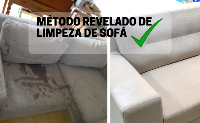 Como limpar o sofá em casa - Tira manchas e mata bactérias