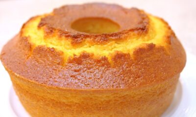 Em 3 minutos você faz esse bolo de laranja