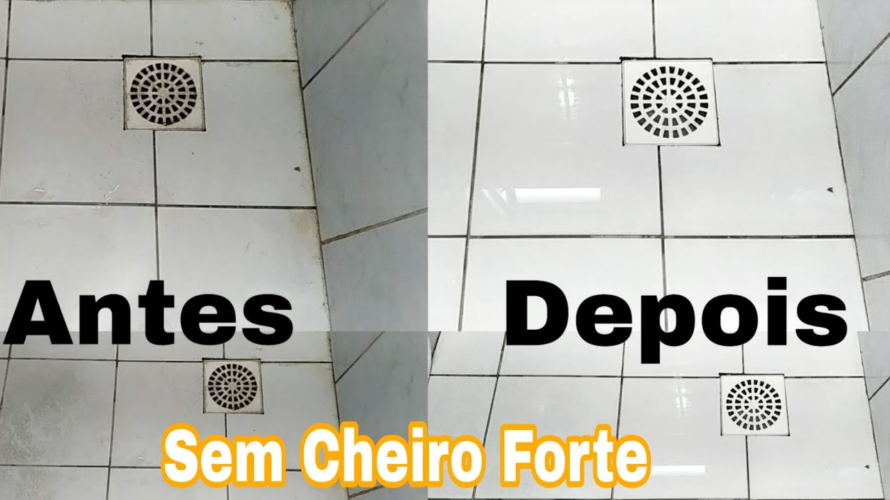 Mistura para limpar e desencardir azulejo de banheiro (sem cheiro forte)