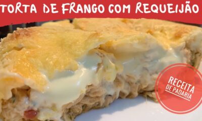 Incrível torta de frango com requeijão