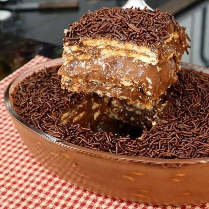 Pavê de brigadeiro maravilhoso