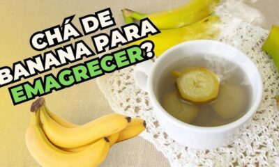 Chá de banana emagrecedor, acelera a queima de gordura