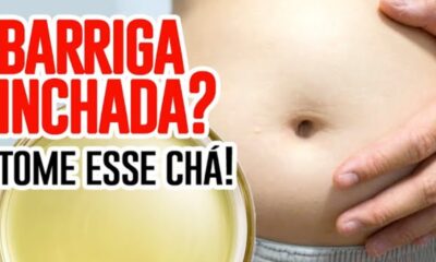 Chás e remédios naturais para desinchar barriga