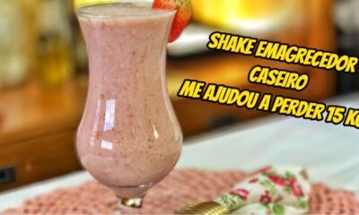 Shake emagrecedor caseiro, para emagrecer rápido e com saúde