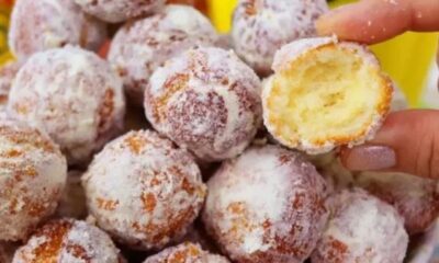 Bolinho de chuva com leite em pó, derrete na boca