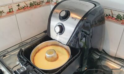 Pudim na Airfryer muito econômico e fica uma delícia