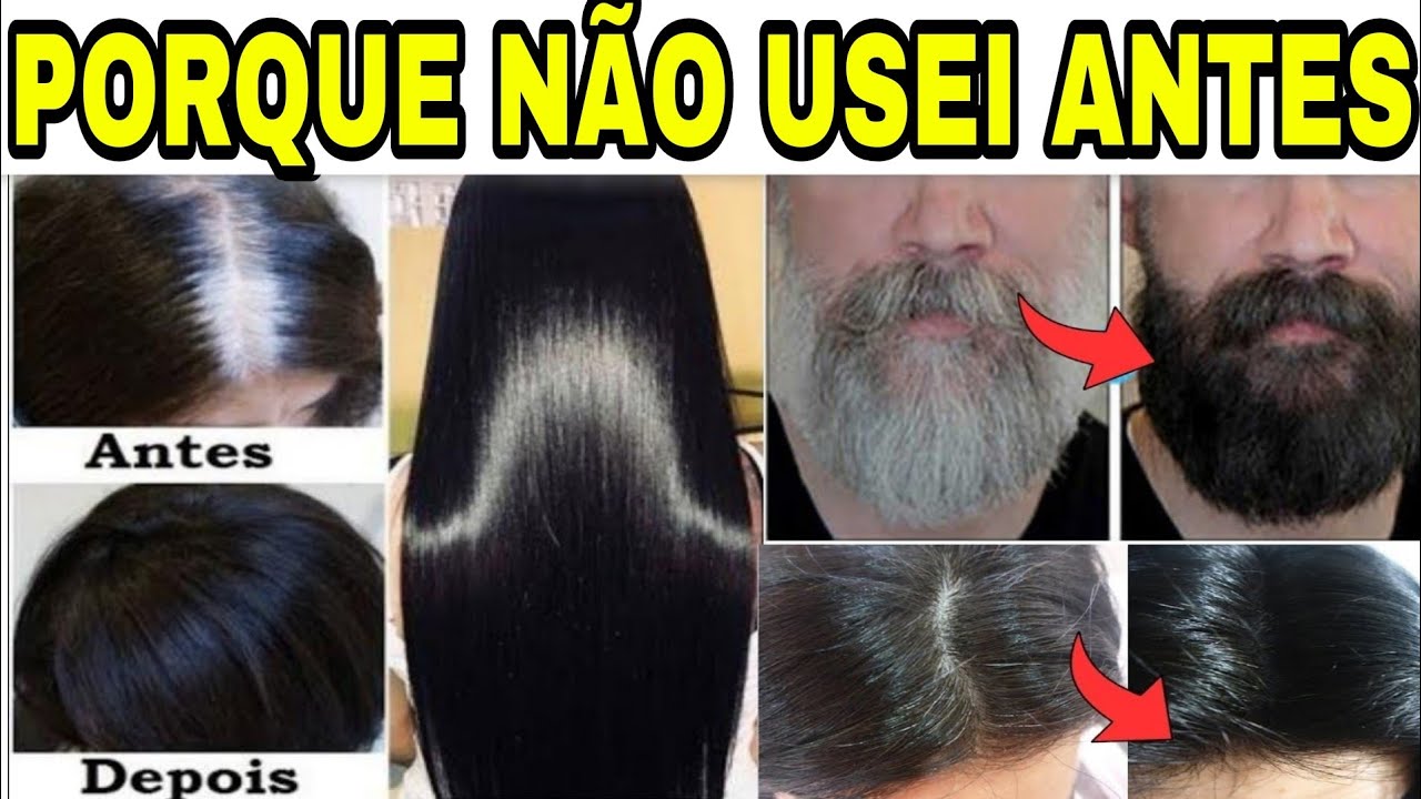 Escurece até o último fio branco da cabeça, serve para a barba também