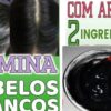 Tinta caseira para cabelo branco, muito fácil de fazer