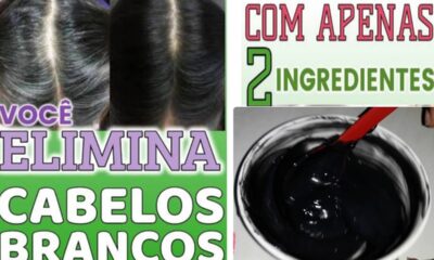 Tinta caseira para cabelo branco, muito fácil de fazer