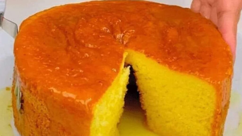 Bolo de laranja sem farinha de trigo, delicioso e fácil de fazer