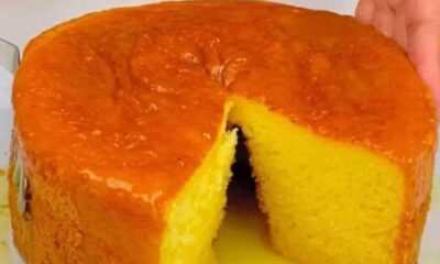 Bolo de laranja sem farinha de trigo, delicioso e fácil de fazer