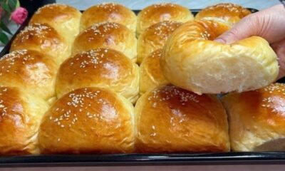 Pãezinhos de brioche, deliciosamente macios e fofos