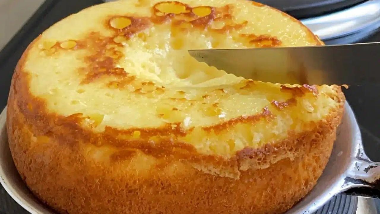 Bolo de panela fácil para o lanche