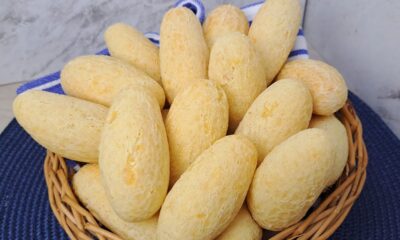 Biscoito de polvilho assado, rápido e fácil