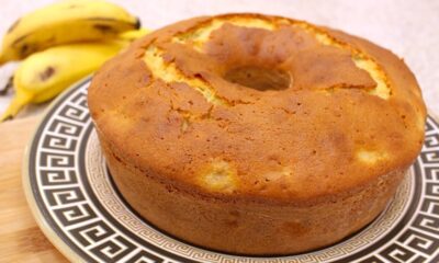 Bolo de Banana Fácil, Fofinho e Saboroso