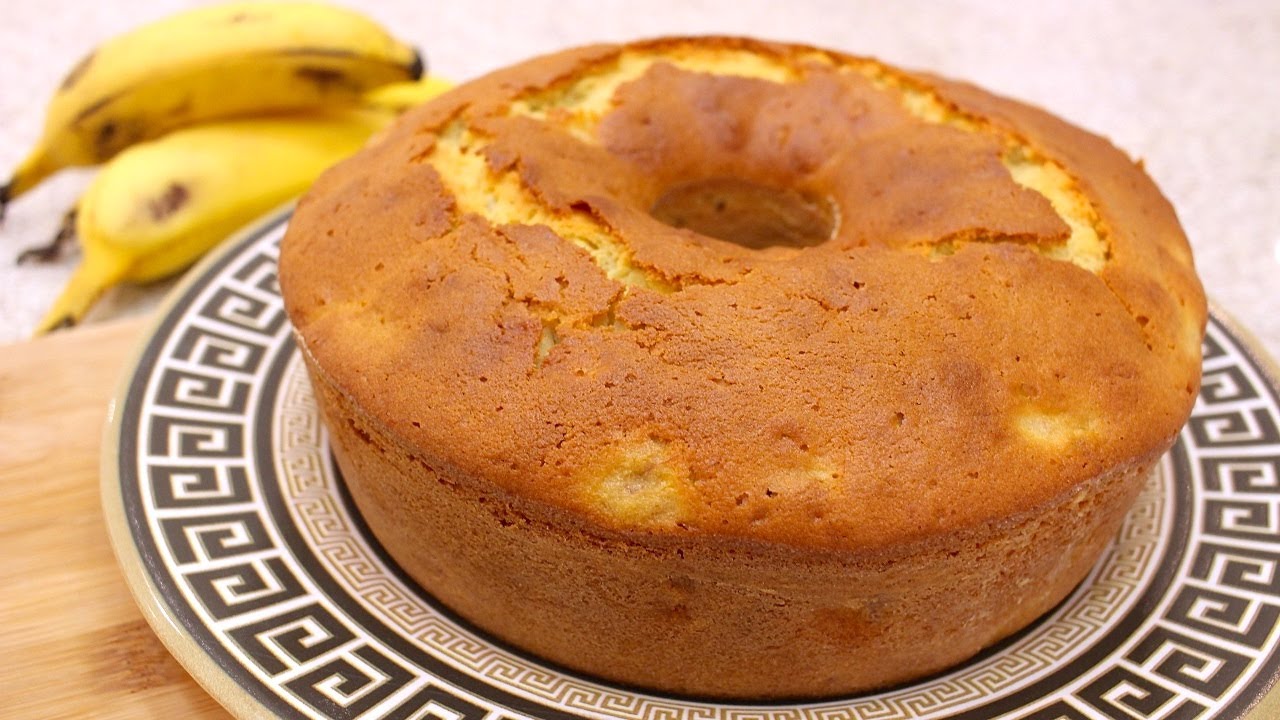 Bolo de Banana Fácil, Fofinho e Saboroso