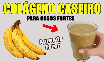 Colágeno Caseiro para dor na Coluna, Ossos Fortes, Cabelos e Articulações