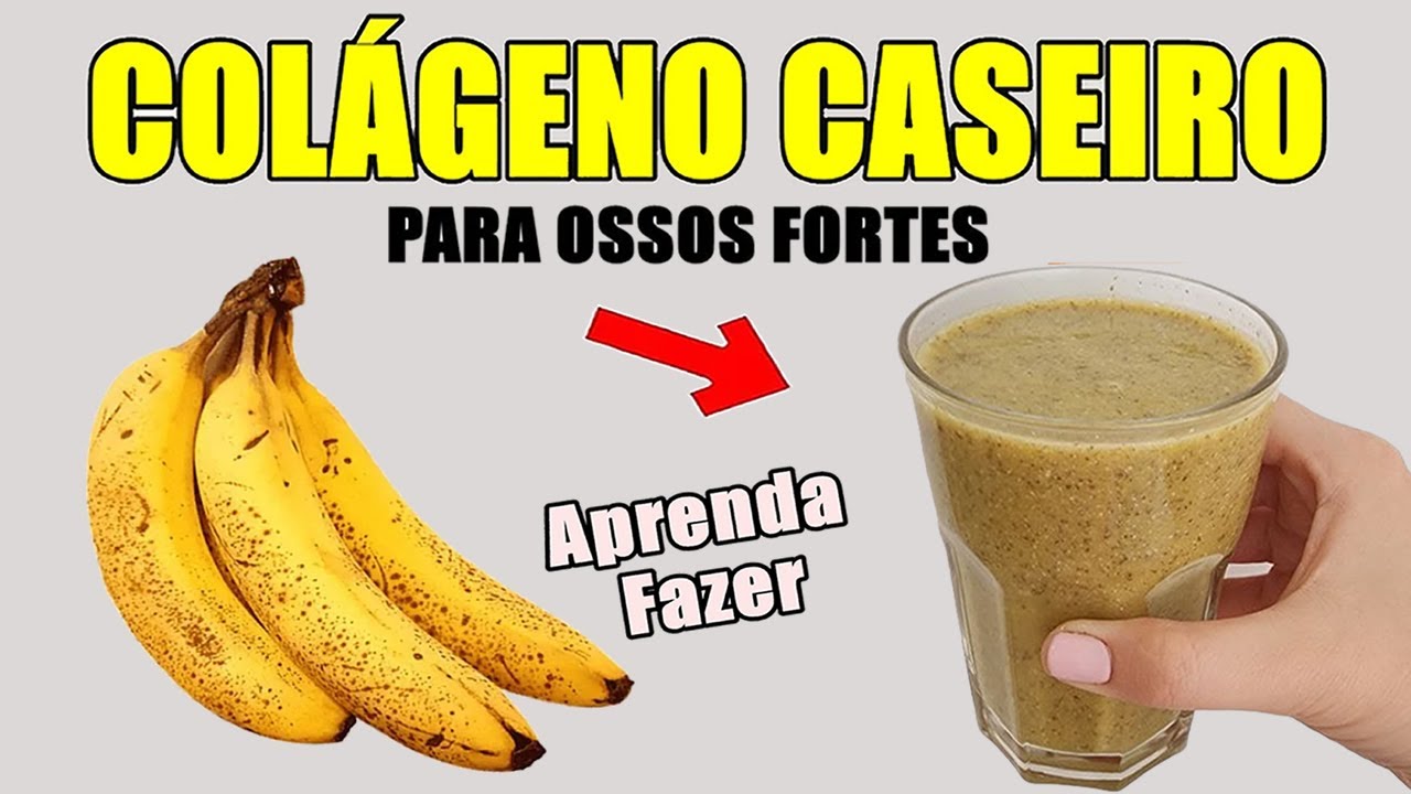 Colágeno Caseiro para dor na Coluna, Ossos Fortes, Cabelos e Articulações