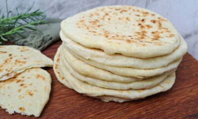 Pão Sirio de Frigideira, Simples e Delicioso