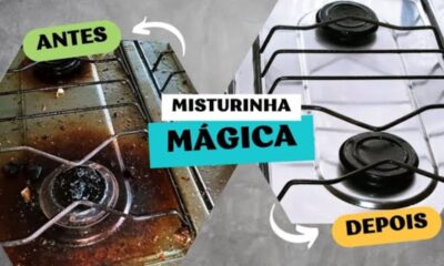 Como limpar fogão de forma fácil e rápida, desengordurante caseiro