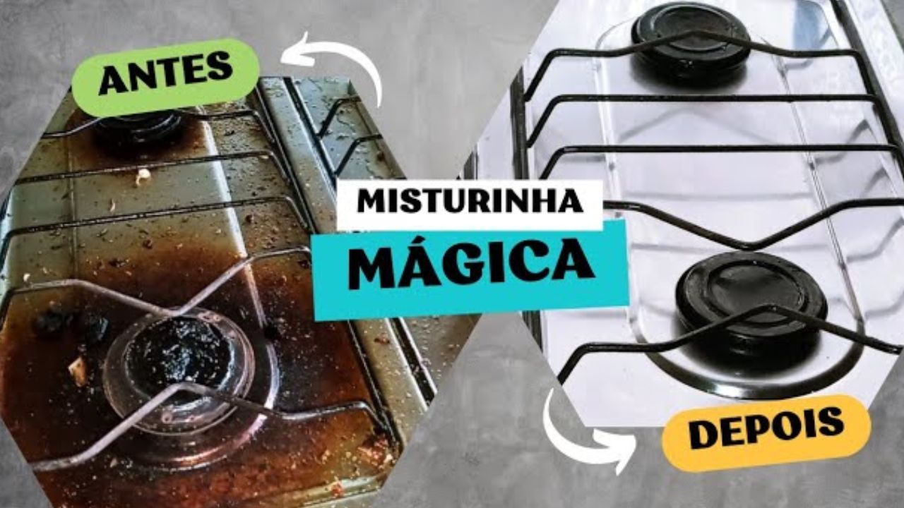 Como limpar fogão de forma fácil e rápida, desengordurante caseiro