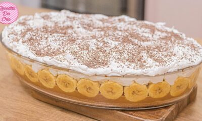 TORTA BANOFFEE DE TRAVESSA FÁCIL DE FAZER E DELICIOSA DEMAIS !!!