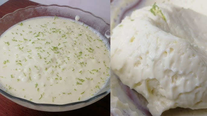 Mousse de limão sem leite condensado, super fácil