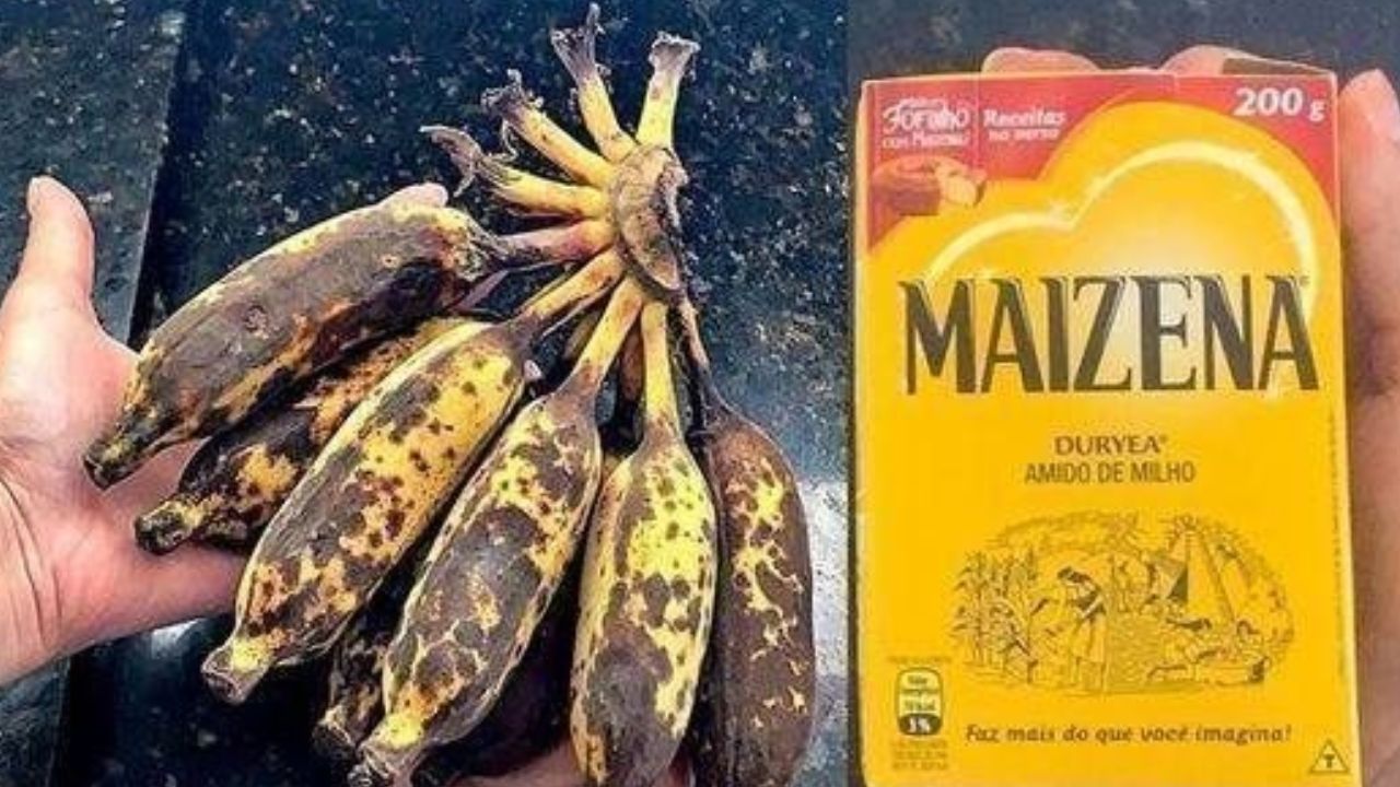 Tem banana velha em casa? Não jogue fora! Misture com maizena e surpreenda a todos