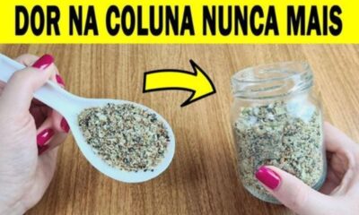 Receita natural para DOR NO JOELHO, COLUNA e OSSOS Fracos